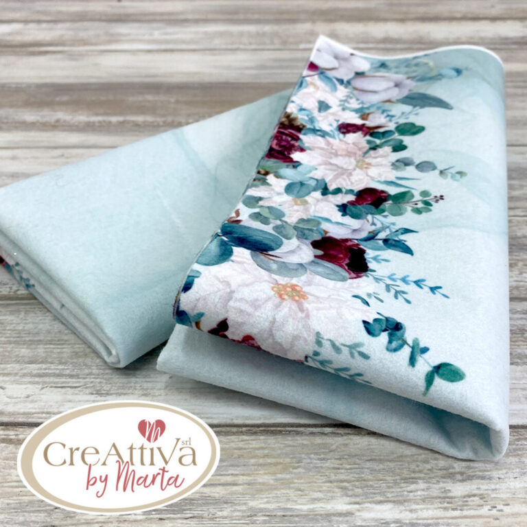 Panno Stampato Deco Fiori D’Invero 45X50Cm – Crgogo0300