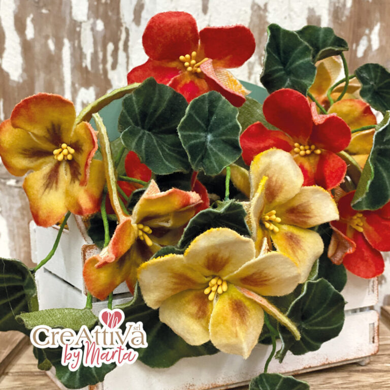Kit Rami Di Nasturzio Con Pannolenci Morbidoso Stampato Deco – Crkfr00900