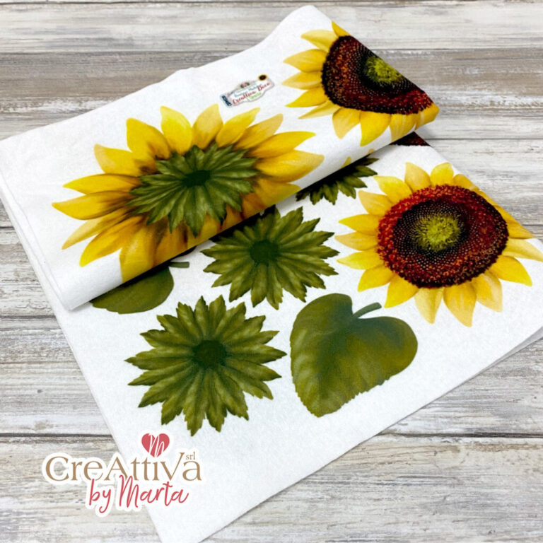 Pannolenci Morbidoso Stampato Girasole 50X45Cm – Crpms116