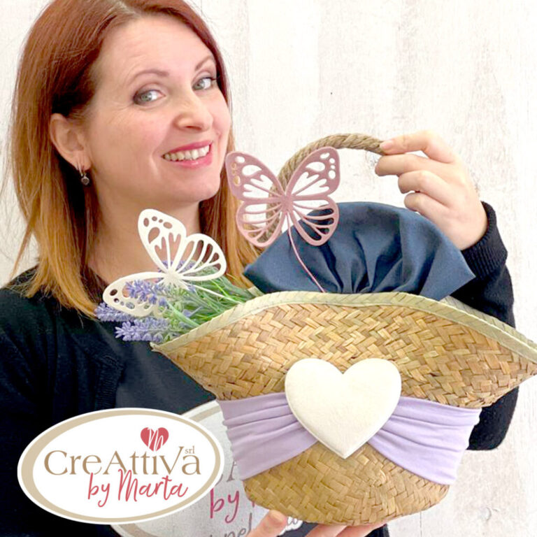 Kit Cappelo In Paglia Fermaporta Con Jersey E Lavanda – Crkit29000