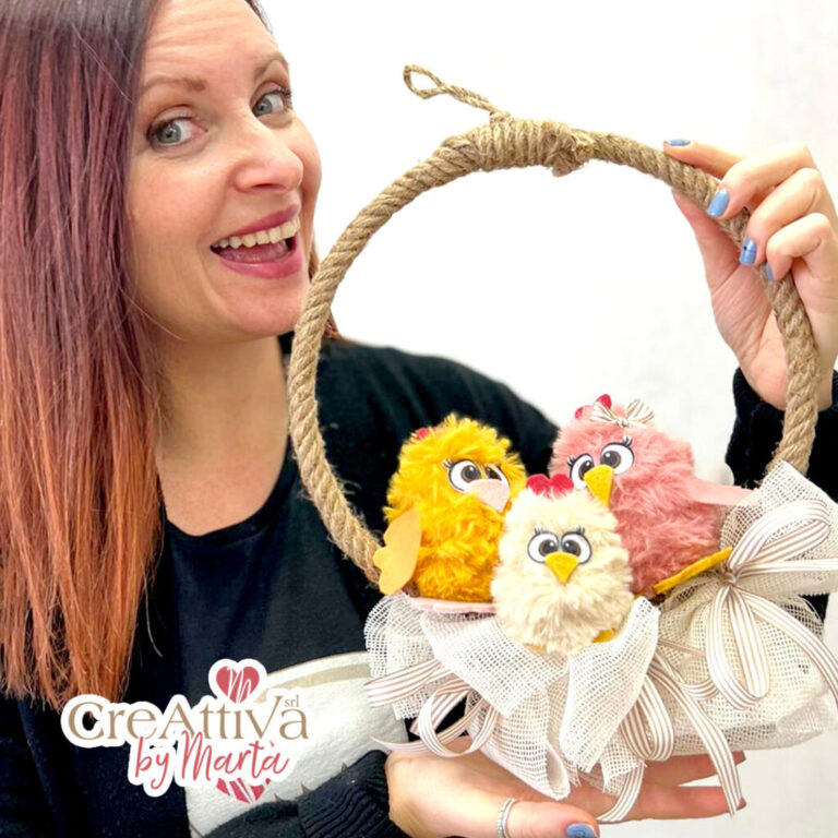 Kit Peluchiotti Gallina E Pulcino In Lana Cinigliata E Pannolenci Morbidoso – Crkit36700