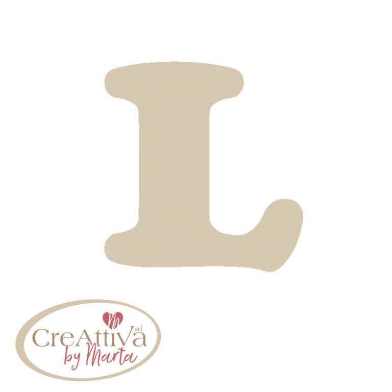 LETTERA "L" LEGNO H.11,5CM
