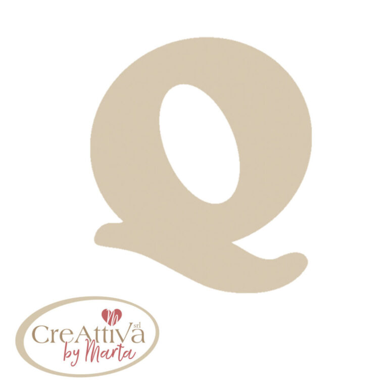 LETTERA "Q" LEGNO H.11,5CM