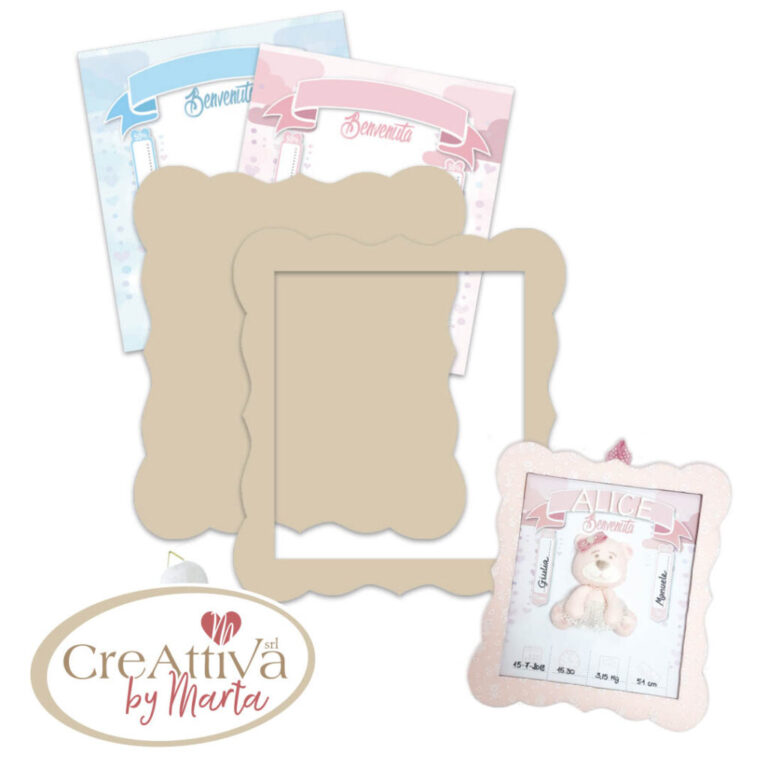 Kit Completo Bimbo O Bimba Per Quadretto Nascita – Crlbaby1