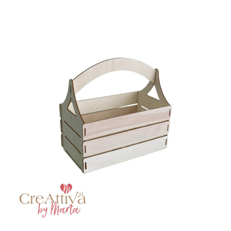 Set Cassettina Piccola In Legno Con Maniglia 15X9Xh.13Cm – Crlcss0200