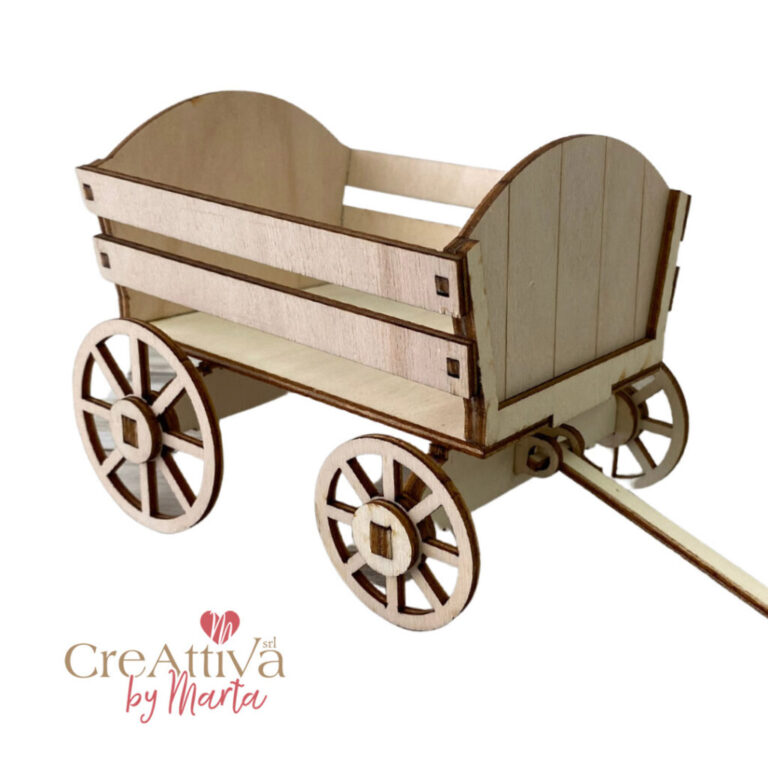 Set Carretto In Legno 14X11Xh.9,5Cm – Crlctt0100