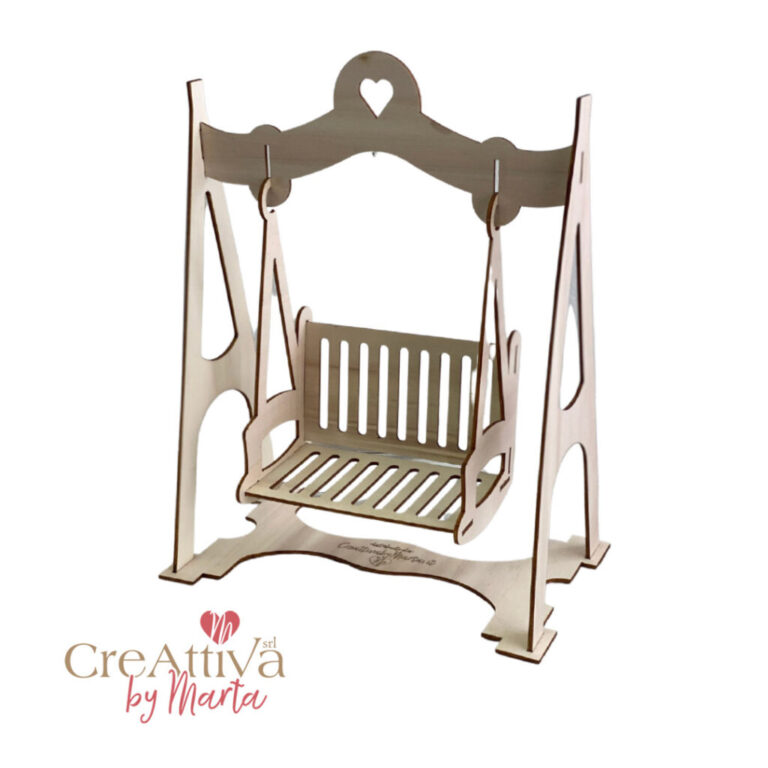 Set Dondolo 3D In Legno 26X15,5X31Cm – Crldon0100