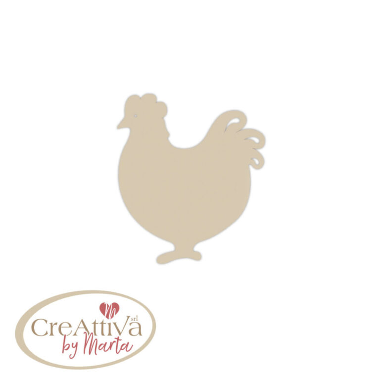 Sagoma Gallina In Legno 12X13Cm – Crlgal0200