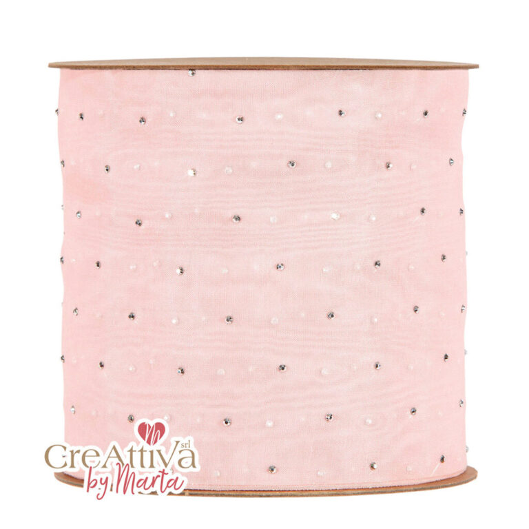 1 Metro Nastro Organza Strass H.10Cm – Crnstu08