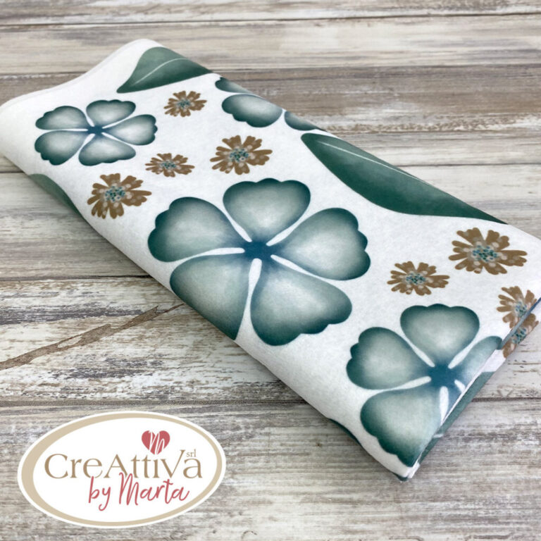 Pannolenci Morbidoso Stampato Deco Rosa D’Inverno 50X45 – Crpms04300