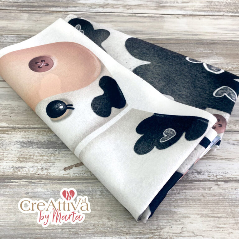 Pannolenci Morbidoso Stampato Gli Astucciotti Mucchina 50X45Cm – Crpms04700