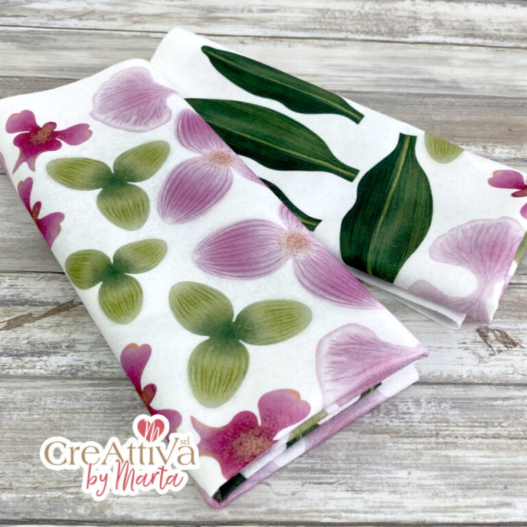 Pannolenci Morbidoso Stampato Orchidea 50X45Cm – Crpms05400