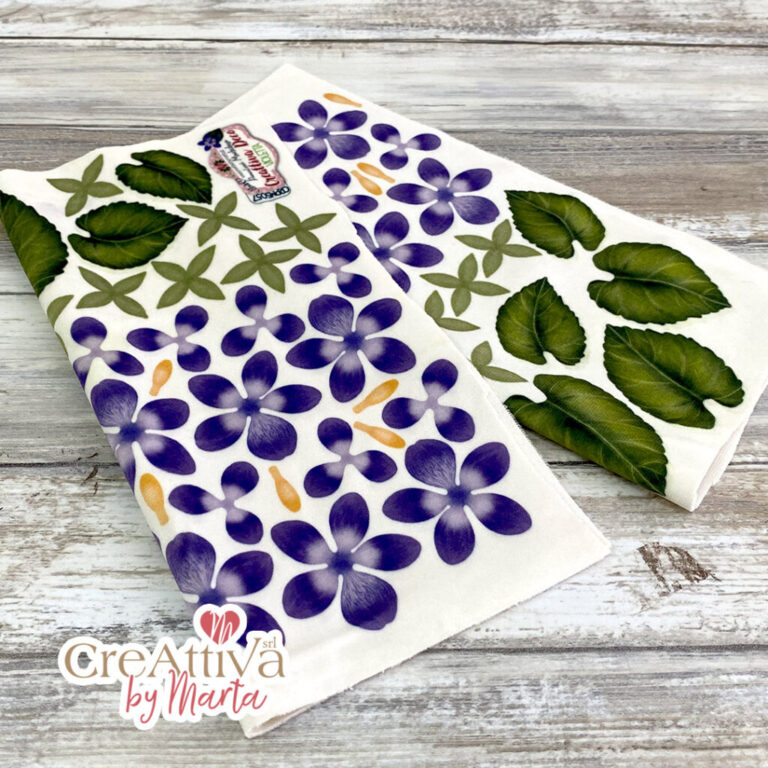 Velluto Stampato Le Violette 22X22Cm – Crpms05700