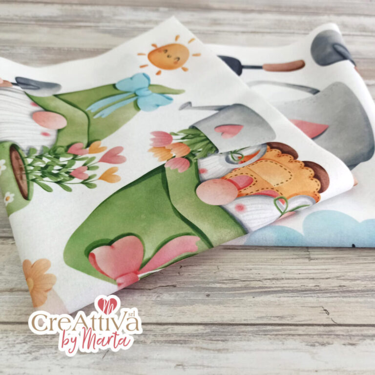Pannolenci Morbidoso Stampato I Giardignomi 60X90Cm – Crpms05900