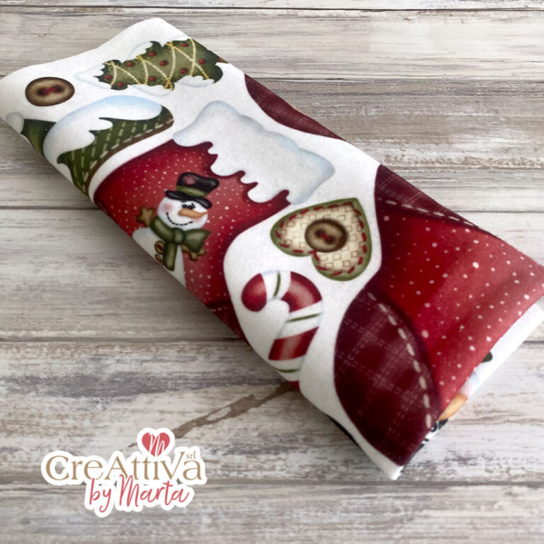 Pannolenci Morbidoso Stampato Deco La Calza Casetta 50X45Cm – Crpms088