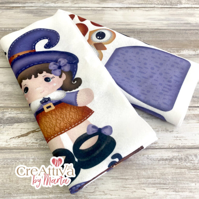 Pannolenci Morbidoso Stampato Deco La Streghetta 50X45 Cm – Crpms094