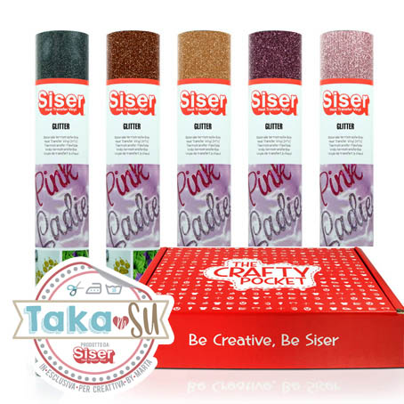 GLAMOUR POCKET TAKA-SU 5 MINI-ROLLS 30X50CM