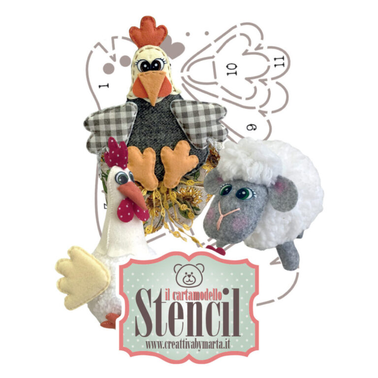Cartamodello Stencil Mini Chicchiribeee – Crste070