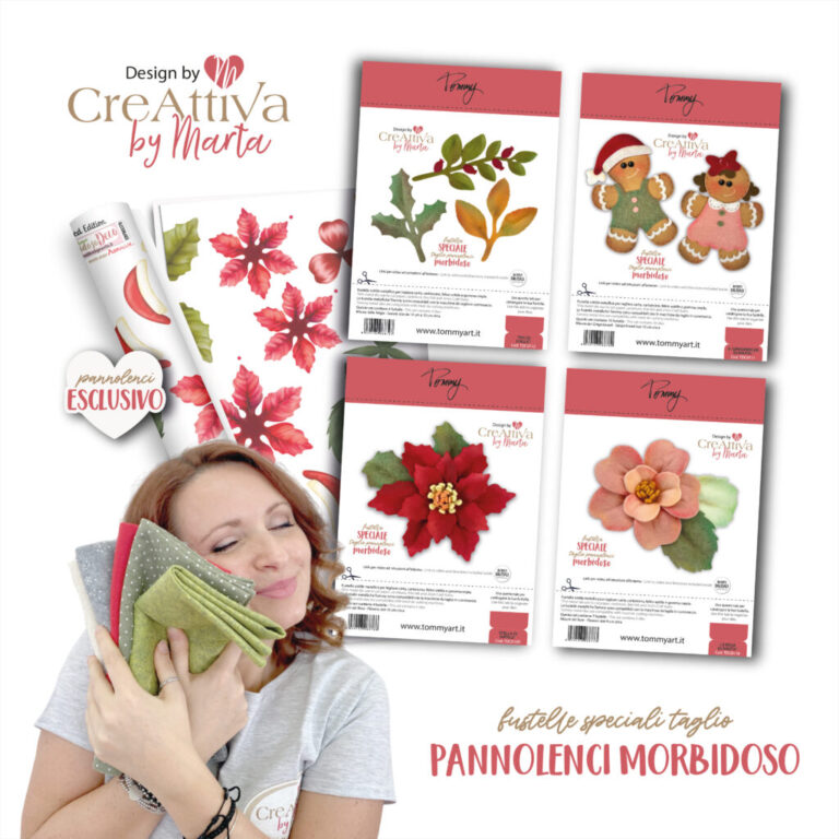 BUNDLE 4 FUSTELLE MARTA & TOMMY – 4 FUSTELLE + PANNOLENCI DECO + CORSO ONLINE - CRBNL003