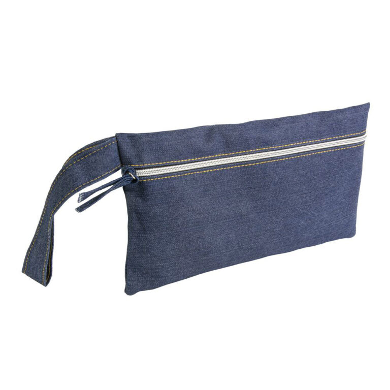 Astuccio Cotone Denim Jeans 220 Gr Con Cerniera E Giromano- Crbus003
