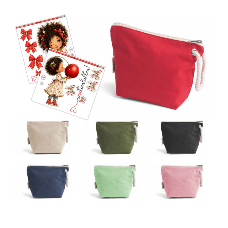 Pochette In Cotone Riciclato 320 Gr 24 X H18X8Cm – Crbus005