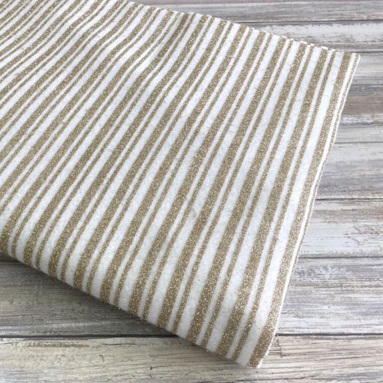 Pannolenci Morbidoso Glitteroso 1Mm Righe Foglio 50X50Cm – Crdeco83