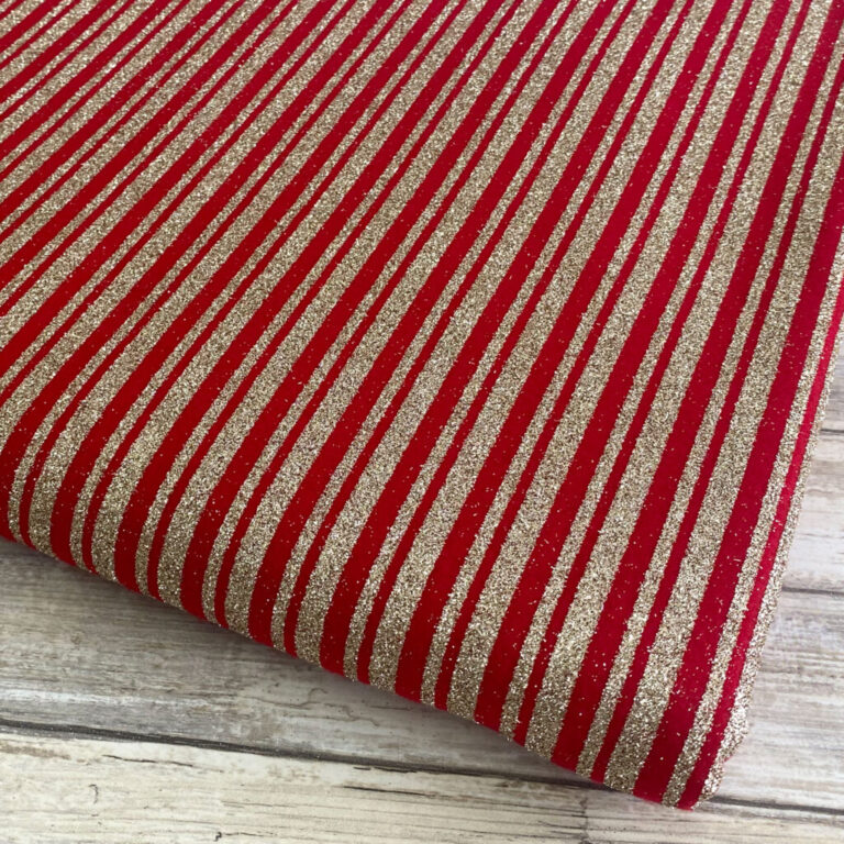 1 Mt Pannolenci Morbidoso Glitteroso 1Mm Righe H.150Cm – Crmdec083