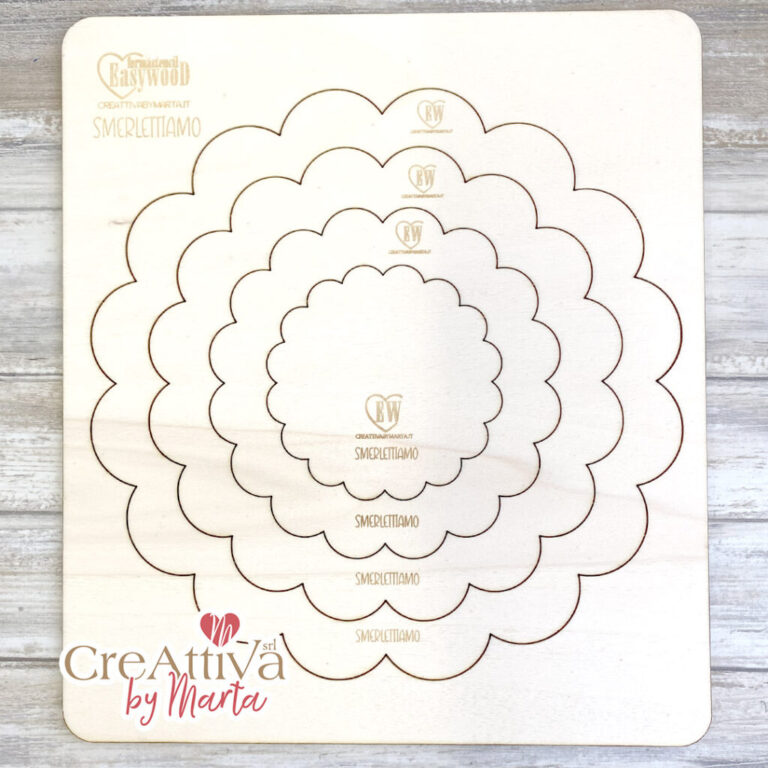 Formastencil Easywood Smerlettiamo Cerchio 24Cm – Cresw041