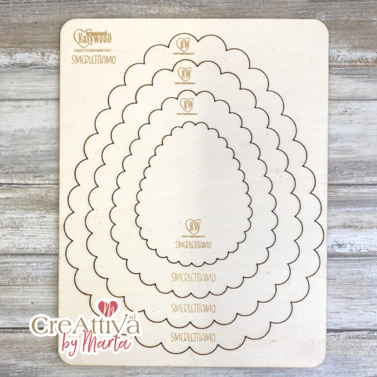 Formastencil Easywood Smerlettiamo Uovo 20X25Cm – Cresw042