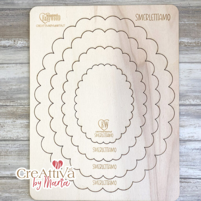 Formastencil Easywood Smerlettiamo Ovale 28Cm – Cresw044