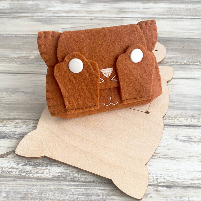 FORMASTENCIL EASYWOOD PORTAMONETE GATTO MISURA 11 x H7,5 CM CIRCA - CRESW062