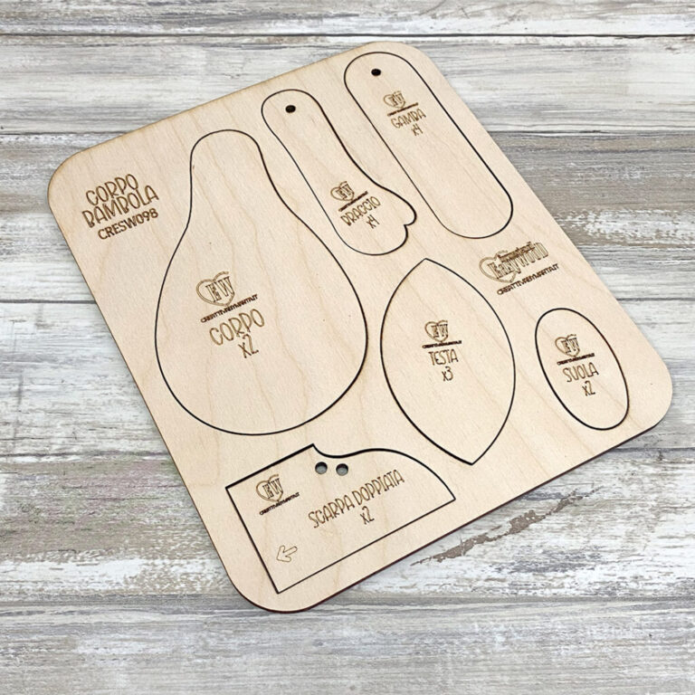 Formastencil Easywood Corpo Bambola H 30 Cm Circa – Cresw098