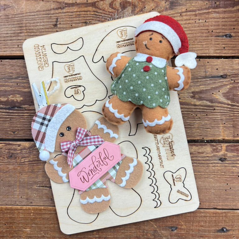 Forma Stencil Legno Easywood Gingerbread