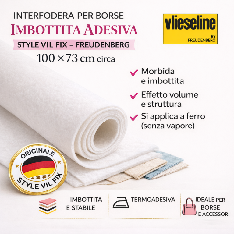 INTERFODERA PER BORSE IMBOTTITA ADESIVA FREUDENBERG 100XH.73CM CIRCA - CRFRB003