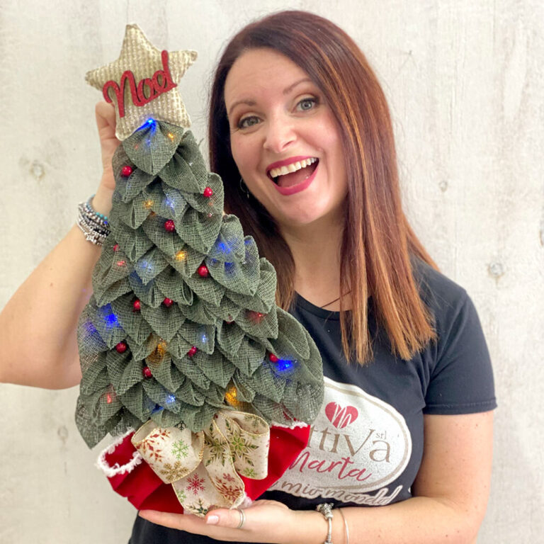 Albero Di Natale Crafty Twist Con Juta Light – Crkit518