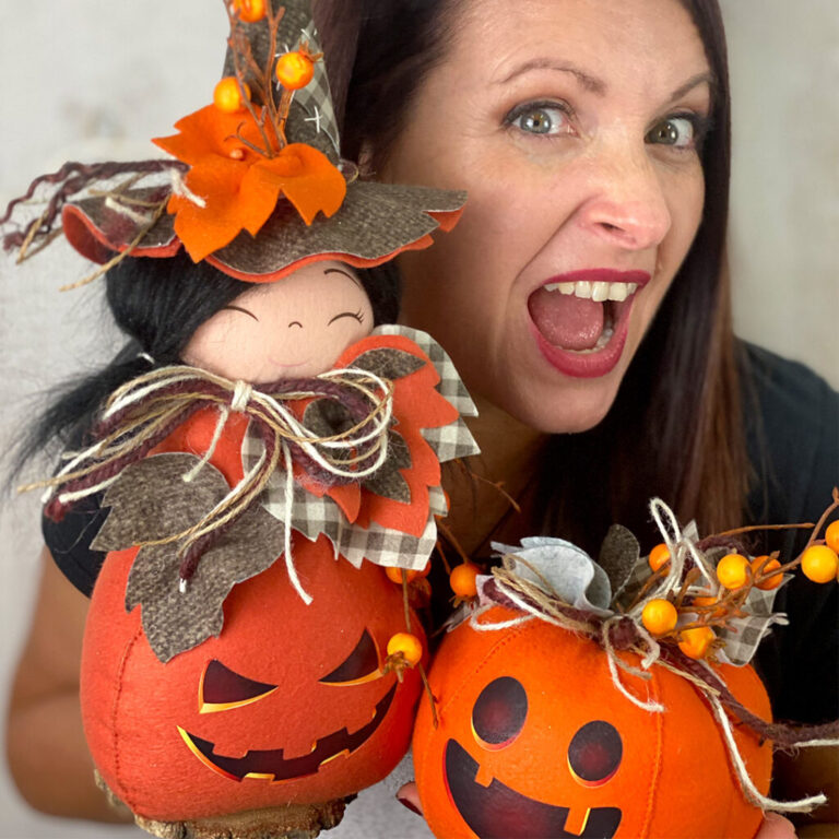 Kit 2 Zucche Halloween In Pannolenci Morbidoso E Termostick – Crkit562