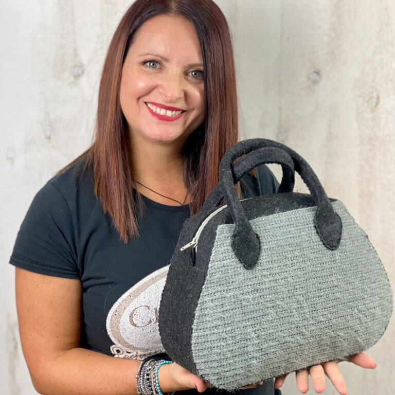 Kit Borsa Trendy In Feltro 3Mm E Lana Fluffy – Crkit575