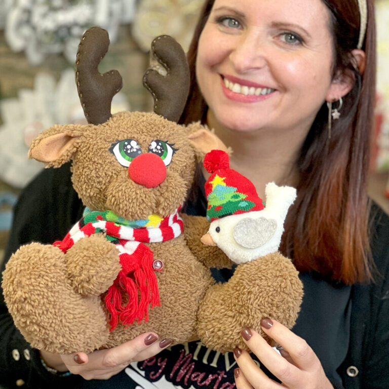 Kit Renna Rudolf E Il Suo Amico Cippi + Cartamodello Cartaceo (Omaggio)
