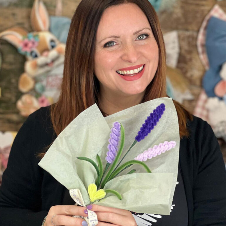 KIT 30 RAMI LAVANDA CON SCOVOLOSI CINIGLIATI - CRKIT622