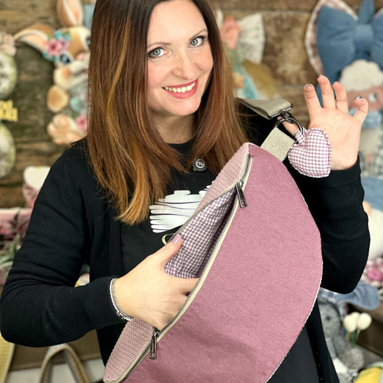 La Borsa Marsupio Maxy + Cartamodello Cartaceo (Omaggio) Versione Jeans
