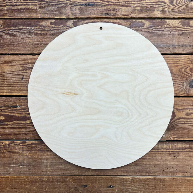 Cerchio Laserato In Legno Spessore 3Mm