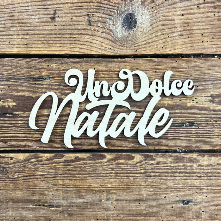 Scritta Un Dolce Natale 17,5Xh15,5Cm Circa – Crlsc027