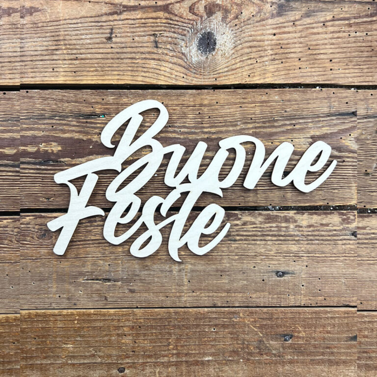 Scritta Buone Feste 15Xh8,6Cm Circa – Crlsc029