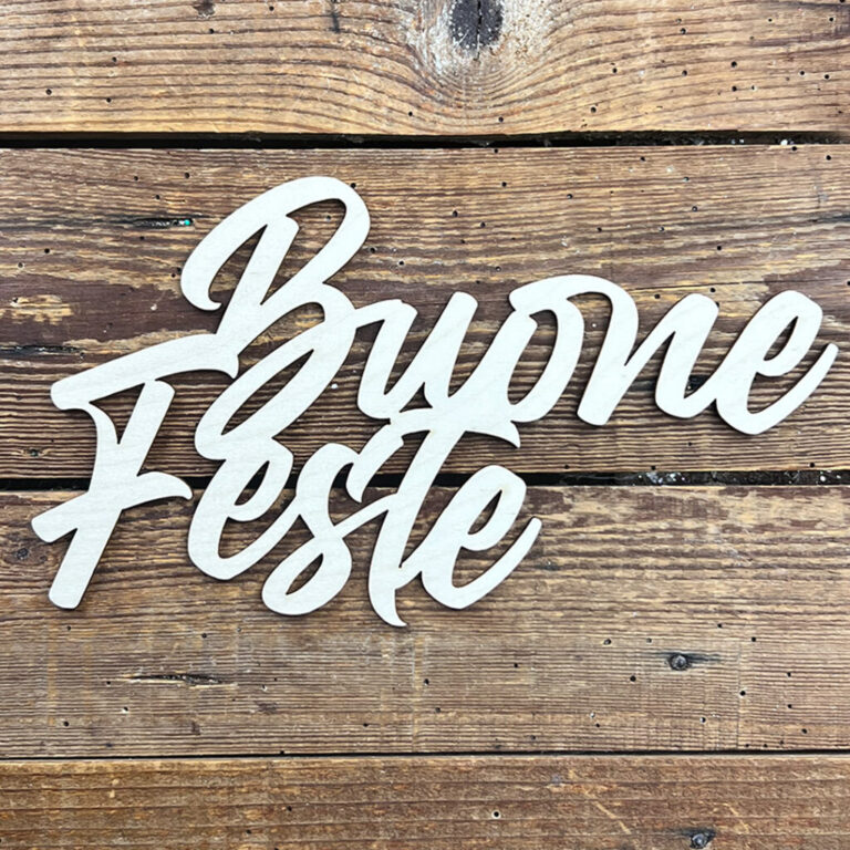 Scritta Buone Feste21Xh11,8Cm Circa – Crlsc030