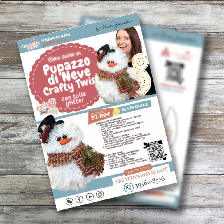 Cartamodello Pdf A4 Pupazzo Crafty Twist