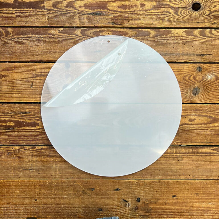 Cerchio Laserato In Plexiglass Spessore 5Mm