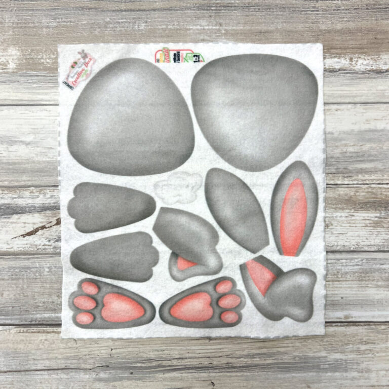 Pannolenci Morbidoso Deco Coniglio Curioso 25X22,5Cm