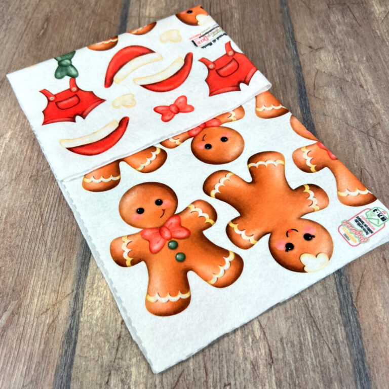 PANNOLENCI MORBIDOSO DECO GINGER BREAD MARTA & TOMMY 45×50
