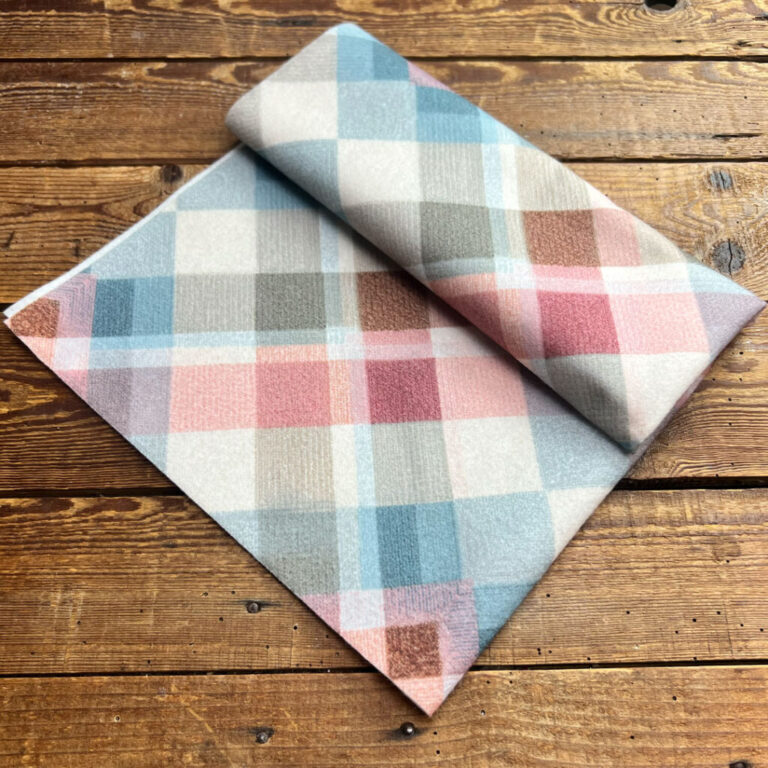 Pannolenci Morbidoso Deco Pattern Tartan  Vintage 50×45Cm
