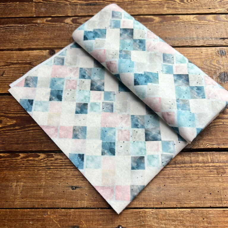 Pannolenci Morbidoso Deco Pattern Rombi Vintage 50×45Cm